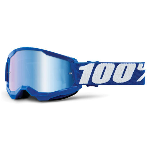 100% Strata 2 Goggle Blue Mirror Lens