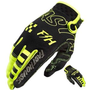 Fasthouse Speed Style Riot Gloves  Black Hi-Viz
