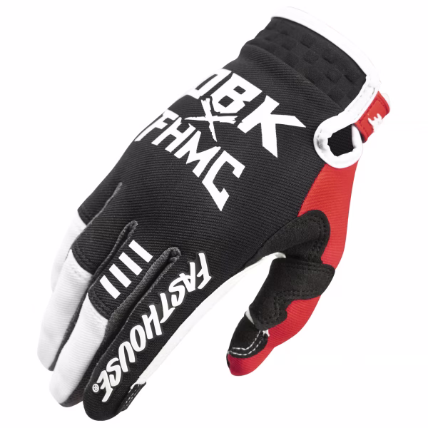 Fasthouse Speed Style Motocross Gloves – Black/Red