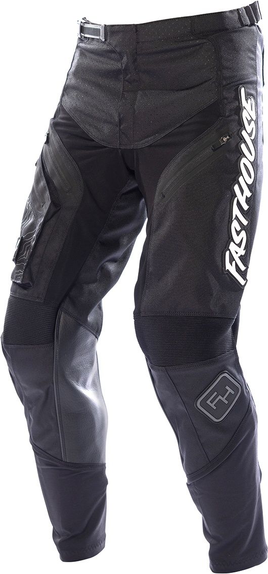 FH MX Dirtbike ATV gear pants Fasthouse side Fasthouse Off-Road MX Black Pants