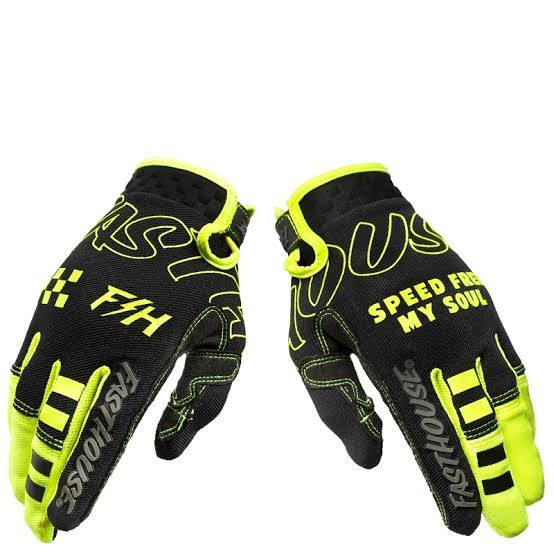Fasthouse speedstyle motocross gloves Fasthouse Speed Style Riot Gloves Black Hi-Viz