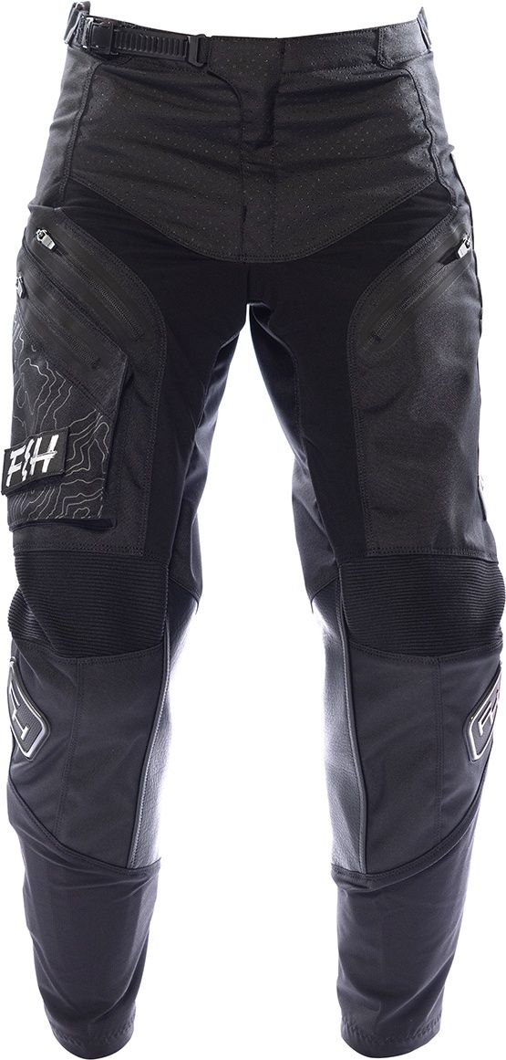 Front Fasthouse Off-Road MX Black Pants