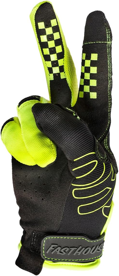 REar view speed style riot gloves Fasthouse Speed Style Riot Gloves Black Hi-Viz