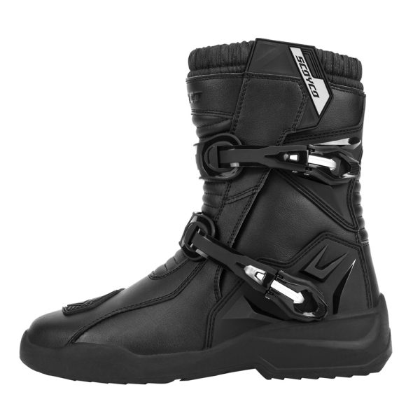 Scoyco Waterproof Motorcycle Touring Boots – Black