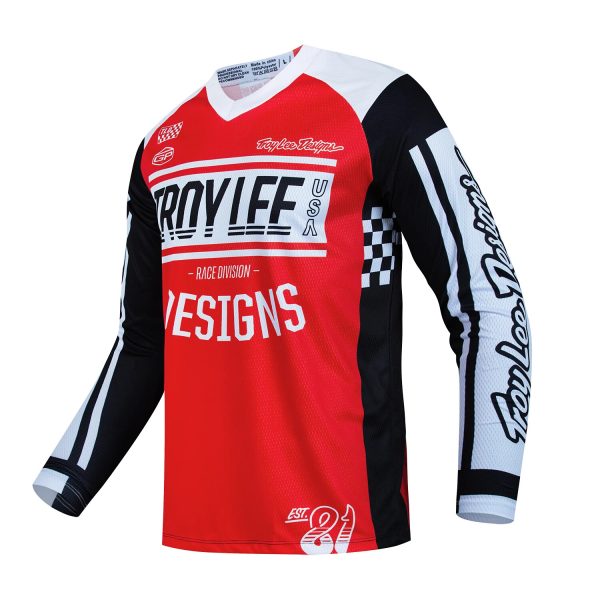 Troy Lee Designs Red MX GP Race Division Jersey