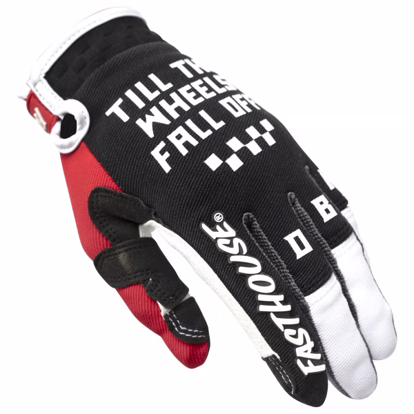 Fasthouse Speed Style Motocross Gloves – Black/Red