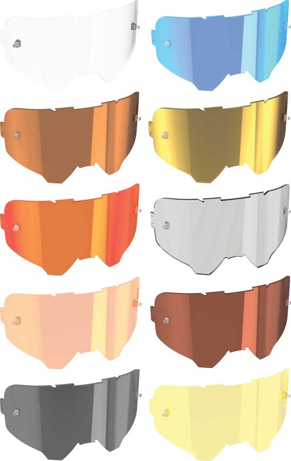 leatt-replacement-lens-motocross lens visors shields Leatt Velocity 4.5 5.5 6.5 Replacement Goggle Lens