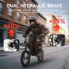Electric Dirt Bike 4500W Peak Electric Motorcycle 60V 28.8AH E-MoutainBike 50MPH brakes Electric Dirt Bike 4500W Peak Electric Motorcycle 60V 28.8AH E-MoutainBike 50MPH
