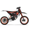 Electric Dirt Bike 4500W Peak Electric Motorcycle 60V 28.8AH E-MoutainBike 50MPH