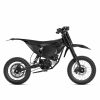 Electric Dirt Bike 4500W Peak Electric Motorcycle 60V 28.8AH E-MoutainBike 50MPH side black QRONGE X1 4500W Electric Dirt Bike | 60V 28.8Ah | 50 MPH Off-Road Motocross Bike Black