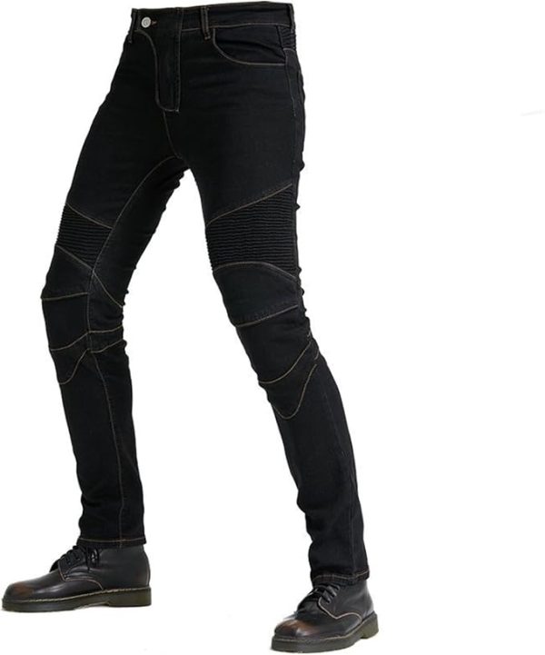 Black Motorcycle Unisex Pants
