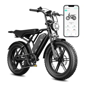 TST R002 1500W electric bike with 20-inch fat tires