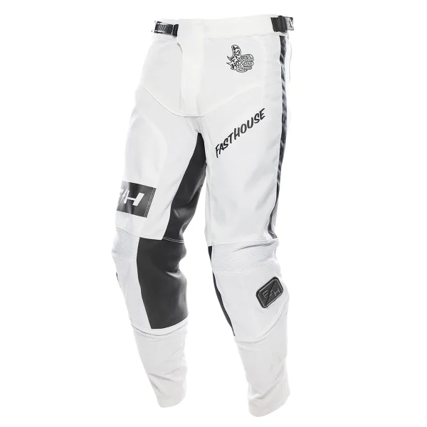 Side View white Fasthouse Dirt Bike Pants